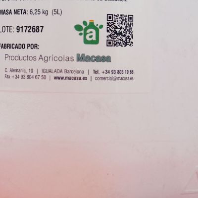 Envase con el logotipo de AEVAE