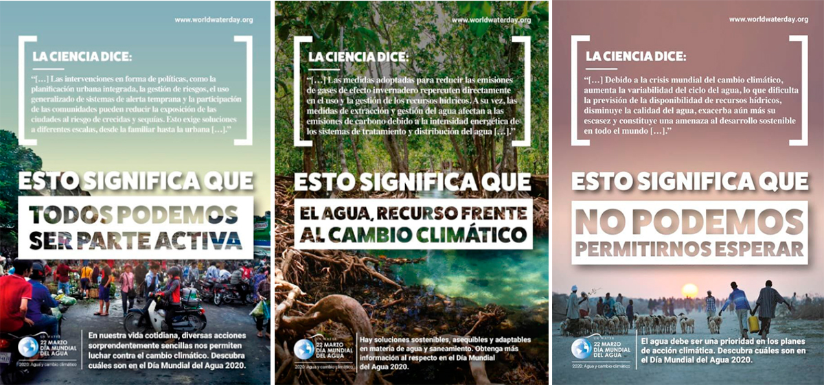Posters día del agua