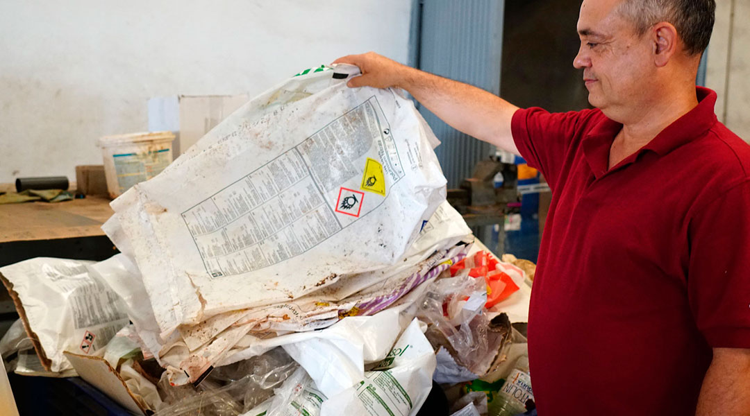 Recogida de envases agrícolas