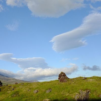 Cielo limpio y azul