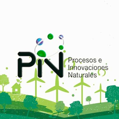 Logo pin fondo ecología