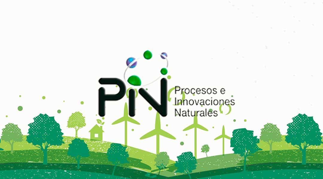 Logo pin fondo ecología