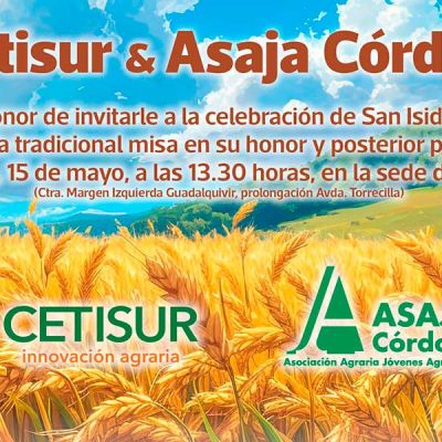 Cartel San Isidro Cetisur y Asaja